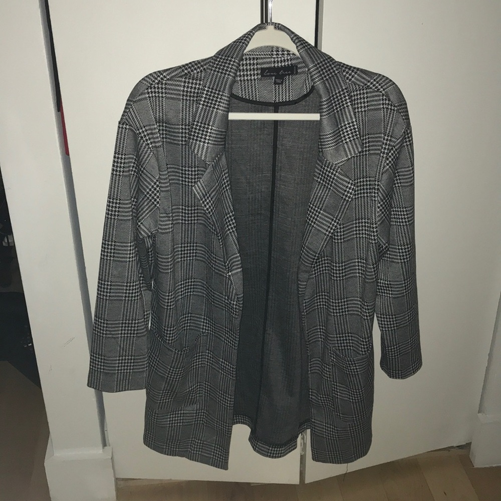 Plaid blazer